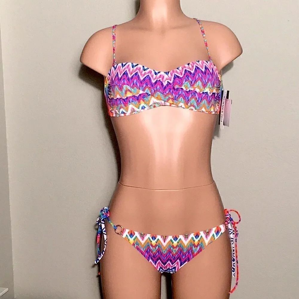 Nanette Lepore/ Kenneth Cole string bikini. New